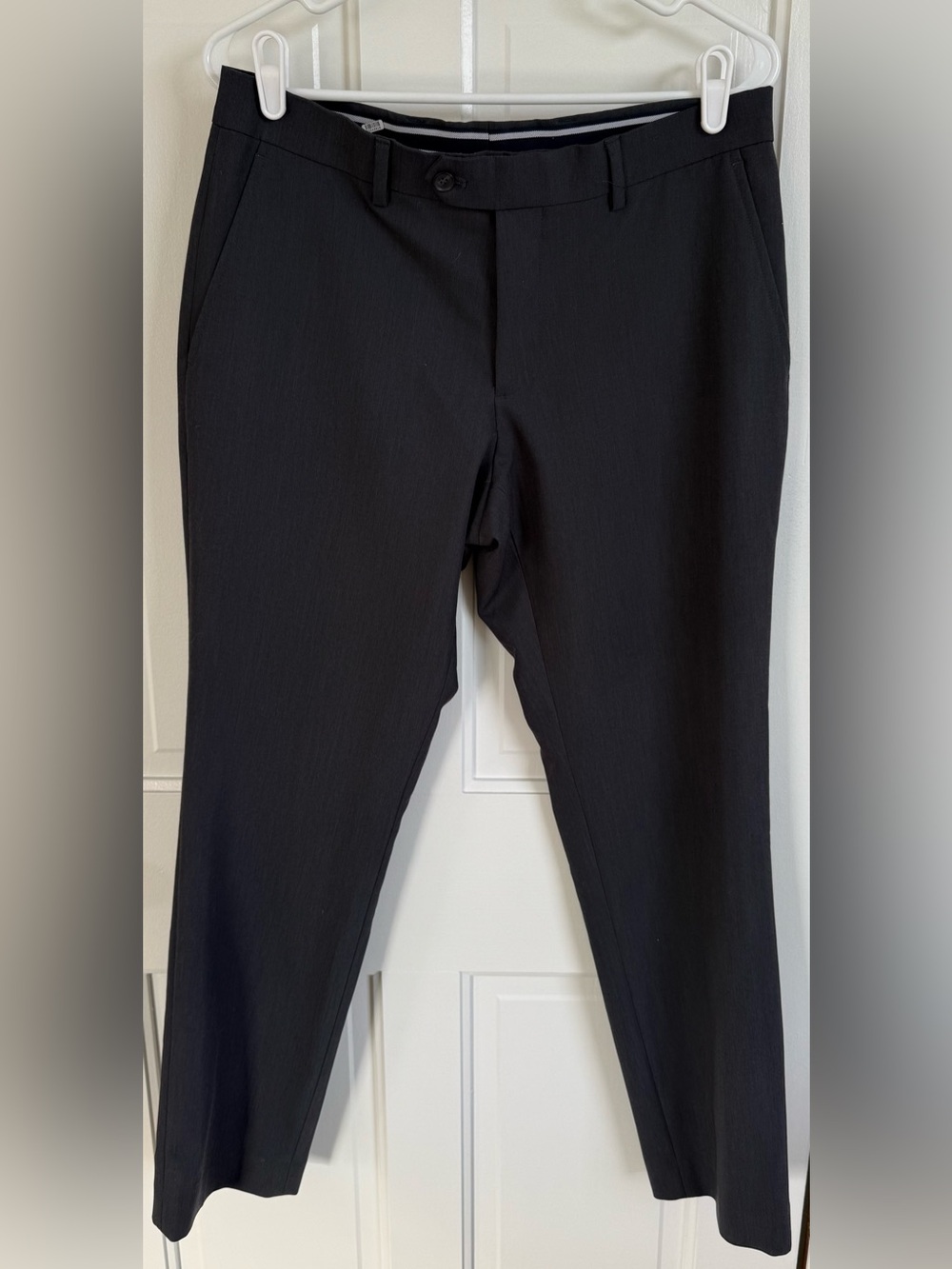 Construct Men’s Dress Pants Navy‎ Blue Flat Front Stretch 32x30 Career
